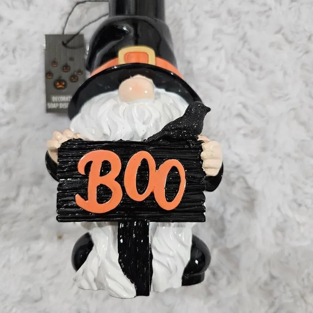 Halloween Seasonal Gnome Soap Lotion Dispenser With 
